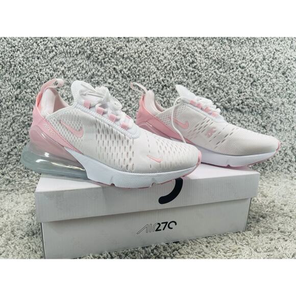 Nike Air Max 270 White Pink Foam Women's Size 7 Shoes FJ4575 100 New In Box - Picture 9 of 12